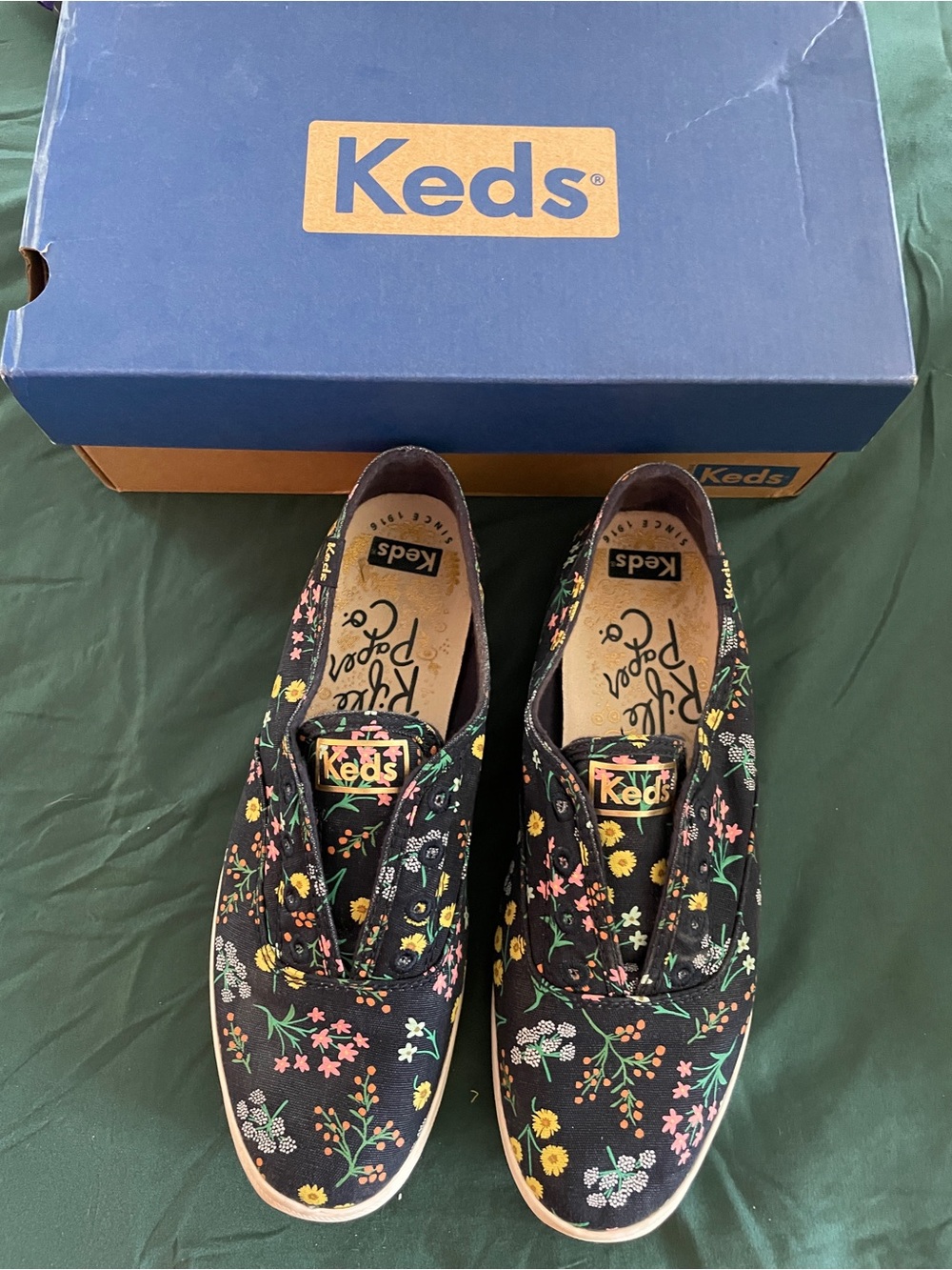Keds Floral Slip-On Sneakers